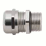 B-CG - Straight, nickel plated brass cable gland