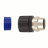 FPAX-BT-F - Straight, swivel brass conduit fitting, internal thread