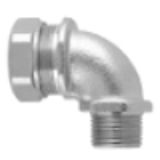 LPC-C90SS - 90° elbow, external thread, stainless steel, conduit fitting
