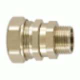 LPC-S - Straight, swivel, external thread, nickel plated brass, conduit fitting